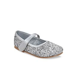 In Fashion By Solly Dolly Girls Silver-Toned Solid Ballerinas-picture-14
