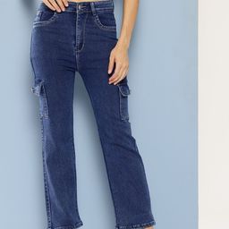 Aarika Women Cargo Style Jeans-image-1