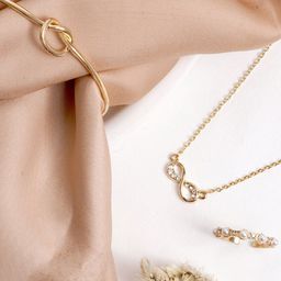 JOKER & WITCH Gold-Coloured & White Jewellery Set-image-32
