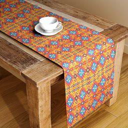 Alina decor Multicoloured Digitally Printed Table Runner-46