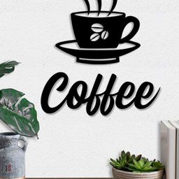 Art Street Black Coffee Pine Wood Wall Decor-28