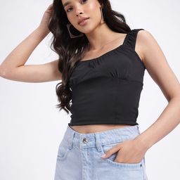 glitchez Ruched Rage Empire Top-image-41