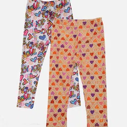 TINY HUG Girls Pack Of 2 Assorted Tights-image-55