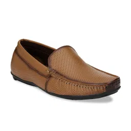 Hirels Men Tan Loafers-picture-10