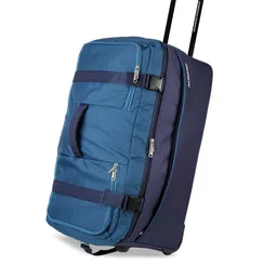 AMERICAN TOURISTER Teal Blue Solid Large Trolley Duffel Bag-23