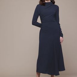 MANGO Ruched A-Line Midi Dress-image-47
