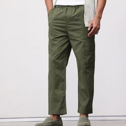 ether Men Mid-Rise Relaxed Fit Cargos-image-77