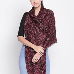 Style Quotient Women Black & Red Printed Scarf-picture-14