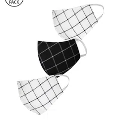 VASTRAMAY Unisex Pack Of 3 2-Ply Reusable Cloth Masks-15