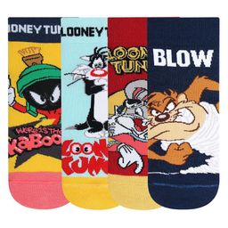 Bonjour Girls Pack Of 4 Assorted Ankle-Length Socks-22