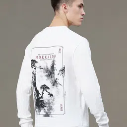 Red Tape Men Graphic Print Cotton Sweatshirt-image-60