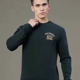 Red Tape Men Graphic Print Cotton Sweatshirt-image-69