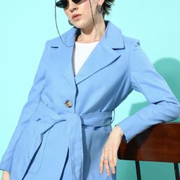 Mast & Harbour Belted Longline Overcoat-45