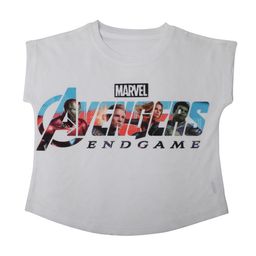 Marvel by Wear Your Mind Girls White Printed Top-image-89