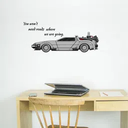 rawpockets Multicoloured Car Rider PVC Vinyl Wall Stickers-image-44