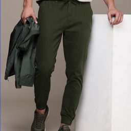 WROGN Men Slim Fit Jogger Trousers-image-48