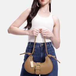 French Connection Textured PU Structured Hobo Bag image 5