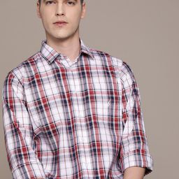 Nautica Pure Cotton Classic Fit Tartan Checked Casual Shirt-picture-33