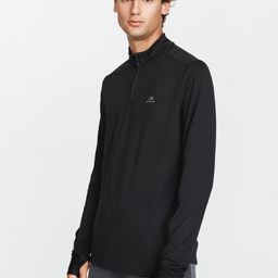 Kalenji By Decathlon Men Black Solid High Neck Running T-shirt-picture-47