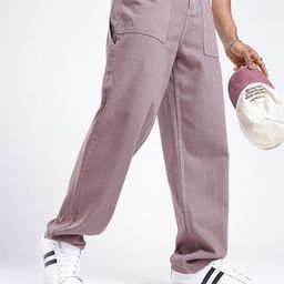 glitchez Men Next-level Basics Baggy Loose Jeans-image-52