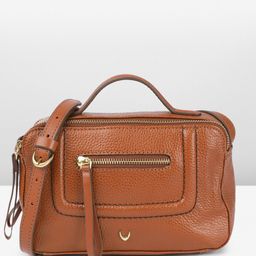 Hidesign Aspen Self-Design Textured Structured Sling Bag-6