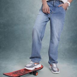 The Roadster Life Co. Men Straight Fit Pure Cotton Jeans-image-52