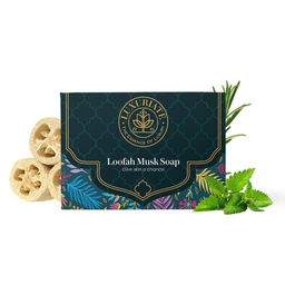 LUXURIATE Loofah Musk Handmade Soap with Glycerin - 125 g-43