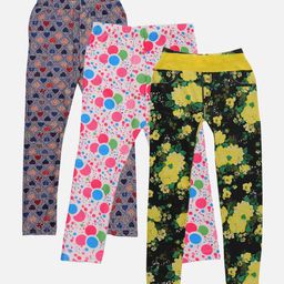 TINY HUG Girls Pack Of 3 Assorted Tights-image-41