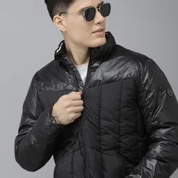 U.S. Polo Assn. Men Black Solid Puffer Jacket-picture-22