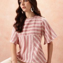 all about you Striped Bell Sleeve Top-picture-43