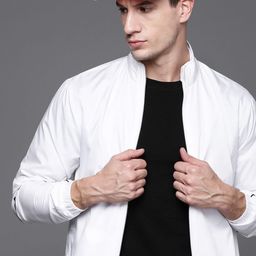 HRX by Hrithik Roshan Rapid-Dry & ANti-Microbial Finish Typography Printed Tailored Jacket-picture-12