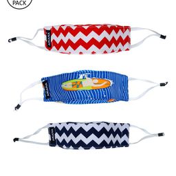 Ariana Adults Pack of 3 Multi 3D 7-Ply 99% Safe 5 Layer SSMMS Filter Reusable Cloth Masks-22