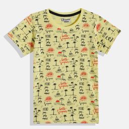Eteenz Boys Printed Premium Cotton T-shirt-image-30