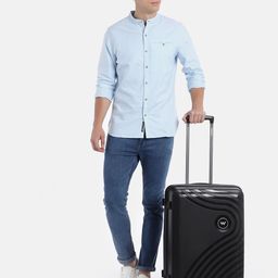 Wildcraft Textured Onyx Medium Trolley Suitcase-image-20
