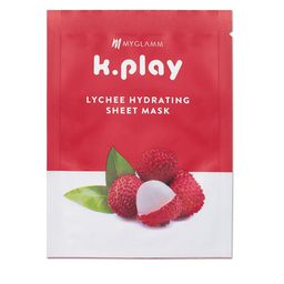 MyGlamm K.Play Lychee Hydrating Sheet Mask-Lychee-20ml-48