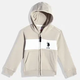U.S. Polo Assn. Kids Boys Colourblocked Hooded Sweatshirt-picture-29