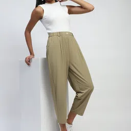 Global Republic Women Relaxed-Fit Regular Trousers-image-77