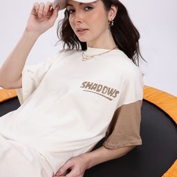 Kook N Keech Colourblocked Pure Cotton T-shirt Dress-image-2