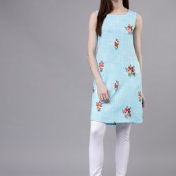 Vishudh Blue Printed Tunic-image-89