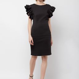 DODO & MOA Women Black Sheath Dress-image-42