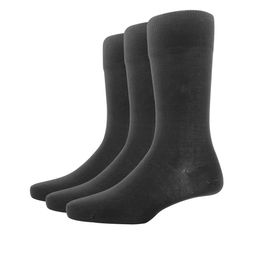 Louis Philippe Men Pack Of 3 Solid Calf-Length Socks-46