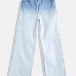 HERE&NOW Girls Flared Heavy Fade Ombre Stretchable Jeans-image-77