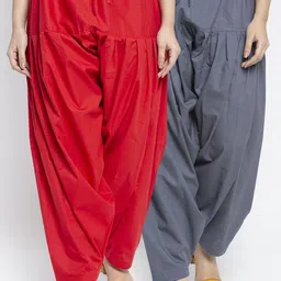 GRACIT Women Pack Of 2 Solid Salwars-picture-40