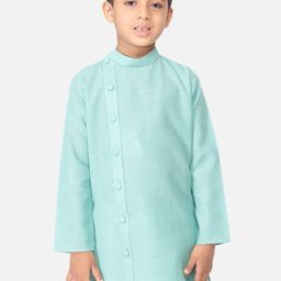TABARD Boys Turquoise Blue Kurta-image-26