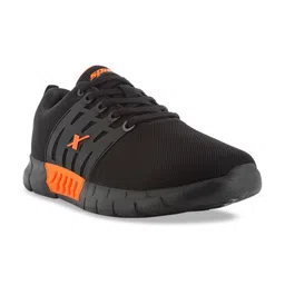 Sparx Men Black & Orange Sustainable Running Shoes-75
