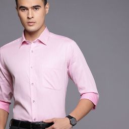 Raymond Pure Cotton Textured Slim Fit Formal Shirt-picture-33