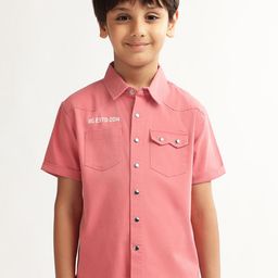 Blue Giraffe Boys Regular Fit Casual Shirt-image-65