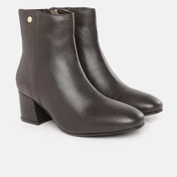 Lino Perros Women Mid-Top Regular Boots with Block Heels-14