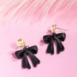 DressBerry Bow Shape Drop Earrings-25
