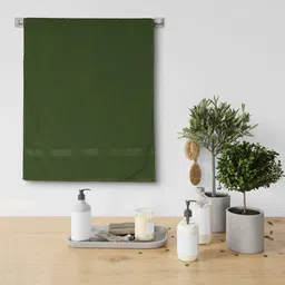 Urban Magic Green Solid 225 GSM Bath Towel-image-30